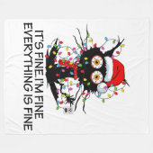 Het is goed! Fleece Deken (Voorkant (Horizontaal))