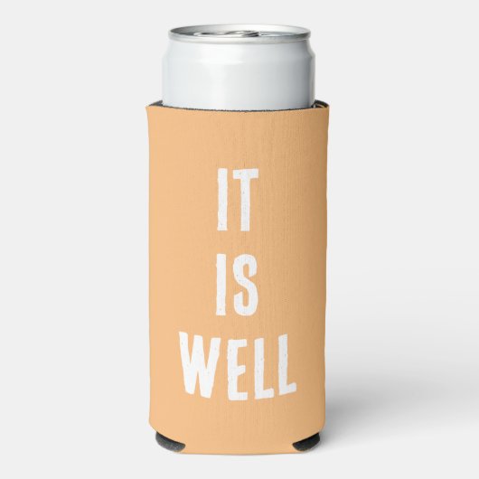 "Het is goed." Grappig, Christelijk. Peach (Seltzer Achterkant)