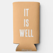 "Het is goed." Grappig, Christelijk. Peach (Achterkant)