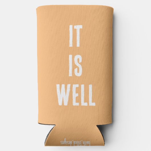 "Het is goed." Grappig, Christelijk. Peach (Achterkant)