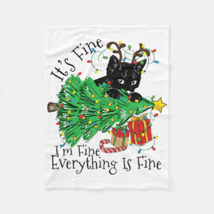 Het Is Goed Ik Ben Goed Alles Is Goed Leuk Kerstmi Fleece Deken