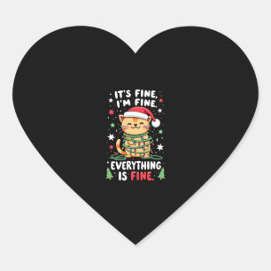 Het Is Goed Ik Ben Goed Alles Is Goed Xmas Kat Chr Hart Sticker