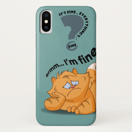 Het is goed. Ik ben oké. Alles is oké. Case-Mate iPhone Case (Achterkant)