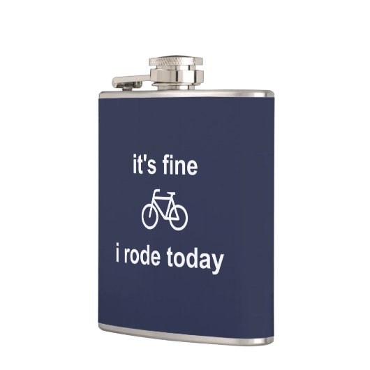 Het is goed, ik ben vandaag vertrokken heupfles (Links)