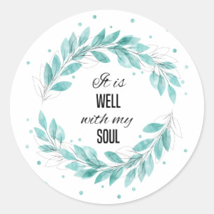 Het is goed met mijn soep ronde sticker