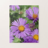 Het is goed met mijn Soul New England Aster Puzzle Legpuzzel (Verticaal)