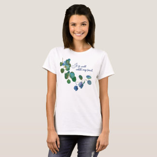 Het Is Goed Met Mijn Ziel Eucalyptus Bloem T-shirt