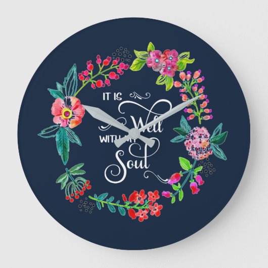 Het is goed met mijn ziel grote klok (Voorkant)