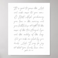 Het is goed om de Heer te prijzen... psalm 92:1-4