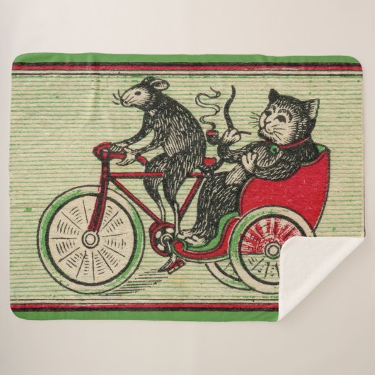 Het is goed om de kat te zijn sherpa deken (Voorkant (horizontaal))