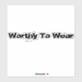 Het is goed om te Draag Sticker (Vel)