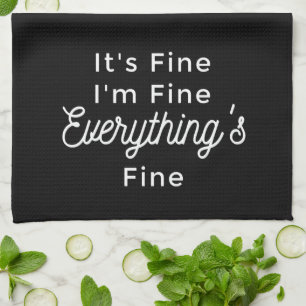 Het is goed theedoek