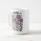 Het is goed voor Boho Floral Koffiemok (Voorkant links)