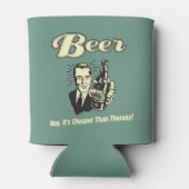 Het is goedkoper dan therapie blikjeskoeler (Achterkant)