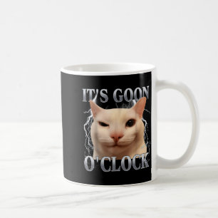 Het is Goon-uur Grappige Kat Meme Mannen Vrouwen H Koffiemok
