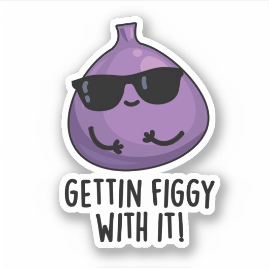Het is grappig dat je er helemaal mee bezig bent sticker (Voorkant)