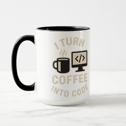 Het is grappig dat je koffie omzet in code mok (Links)