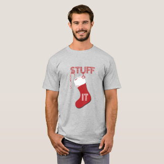 Het is grappig kerstcadeautje dat T-shirt stopt