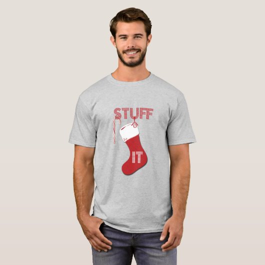 Het is grappig kerstcadeautje dat T-shirt stopt (Voorkant volledig)