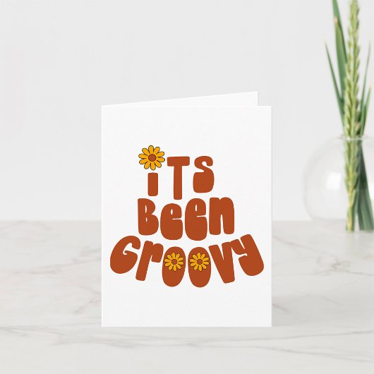 Het is groovy geweest kaart