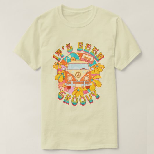 "Het is Groovy geweest" Retro T-shirt (Design voorkant)