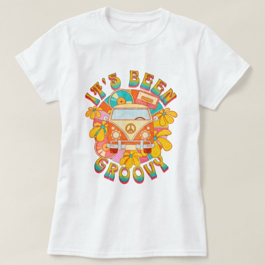 "Het is Groovy geweest" Retro T-shirt (Design voorkant)
