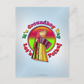 Het is Groundhog Day. Briefkaart