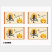  Het is Halloween Rechthoekige Sticker (Vel)