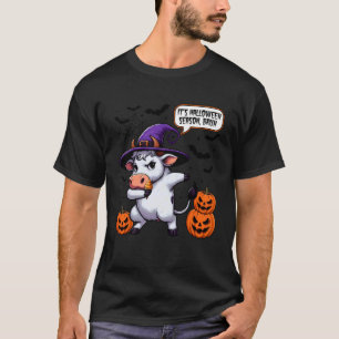 Het is Halloween-seizoen Bruh Grappige Koe Moo Spo T-shirt