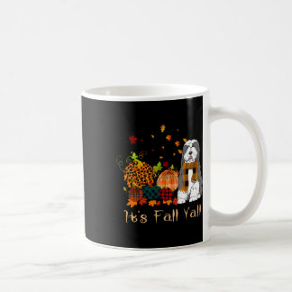 Het is herfst allemaal Engelse Schaapshond Pompoen Koffiemok