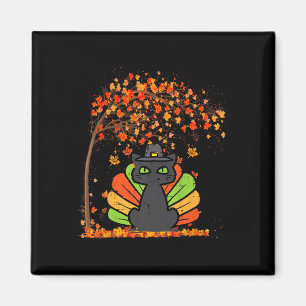 Het is herfst allemaal kattenblad herfstboom hallo magneet