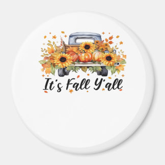 Het is herfst allemaal Pompoen Herfst Boom Hallo H Magneet