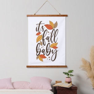 Het is Herfst Baby Hangend Wandkleed