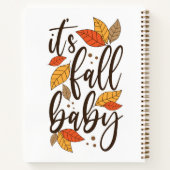 Het is Herfst Baby Notitieboek (Achterkant)