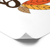 Het is Herfst Baby Poster (Hoek)