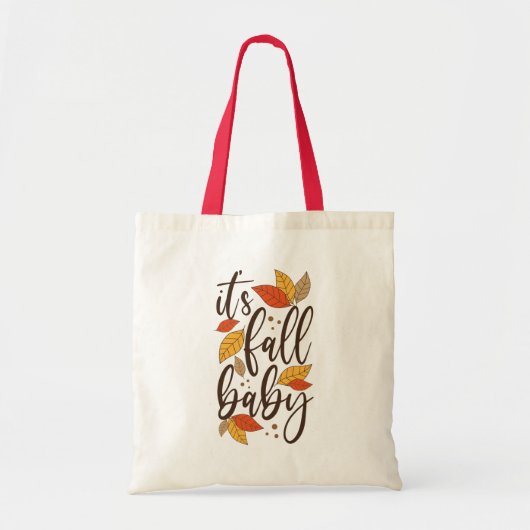 Het is Herfst Baby Tote Bag (Voorkant)