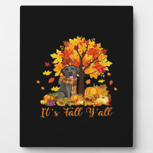 Het is herfst, Halloween, herfst retro grafisch Fotoplaat