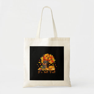 Het is herfst, Halloween, herfst retro grafisch Tote Bag