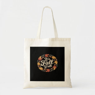 Het is herfst, Halloween-vleermuizen Pompoen Trend Tote Bag