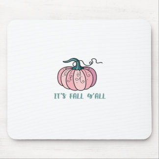 Het is herfst, jongens! Grappig trendy Muismat
