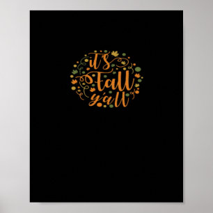 Het is herfst, jongens! Grappige trendy stijl Poster