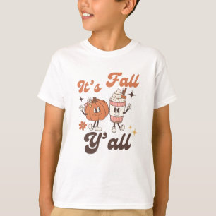 Het is herfst, jongens! - Mooie Kawaii Pompoen Spe T-shirt