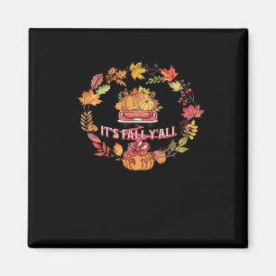 Het is herfst jongens, Oogstweg Retro uitstraling Magneet