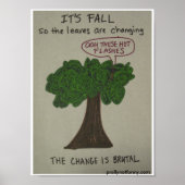 het is herfst poster (Voorkant)