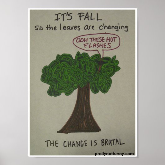 het is herfst poster (Voorkant)