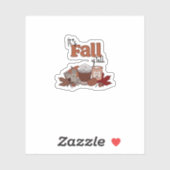 Het is Herfst Y'all Aesthetic Simple Sticker (Vel)