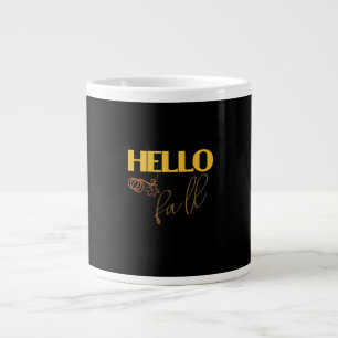 Het is Herfst Y'all Autumn Leave Design Schattigee Extra Grote Beker
