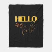 Het is Herfst Y'all Autumn Leave Design Schattigee Fleece Deken (Voorkant)