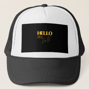 Het is Herfst Y'all Autumn Leave Design Schattigee Trucker Pet