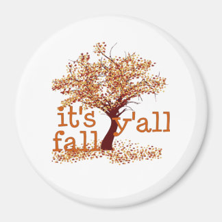 Het is Herfst Y'all Basic Clean Magneet
